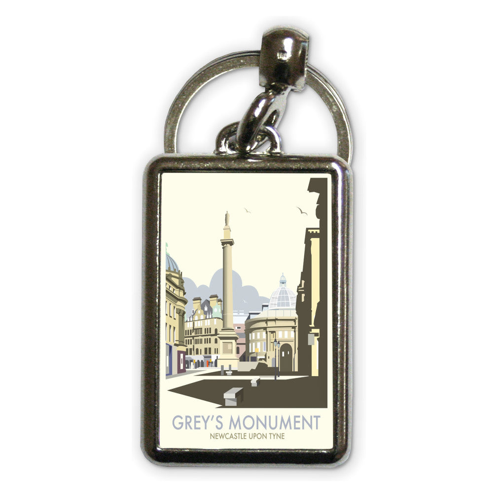 Grey's Monument, Newcastle Upon Tyne Metal Keyring