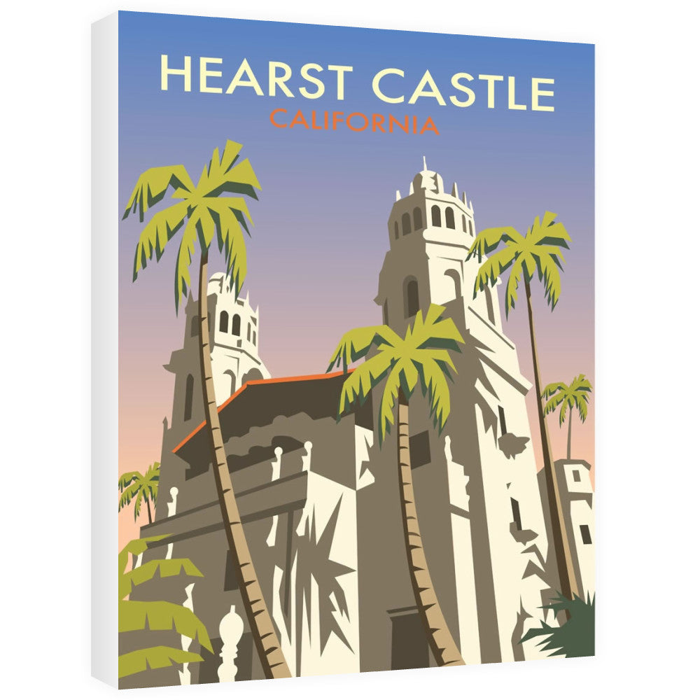 Hearst Castle, California Canvas