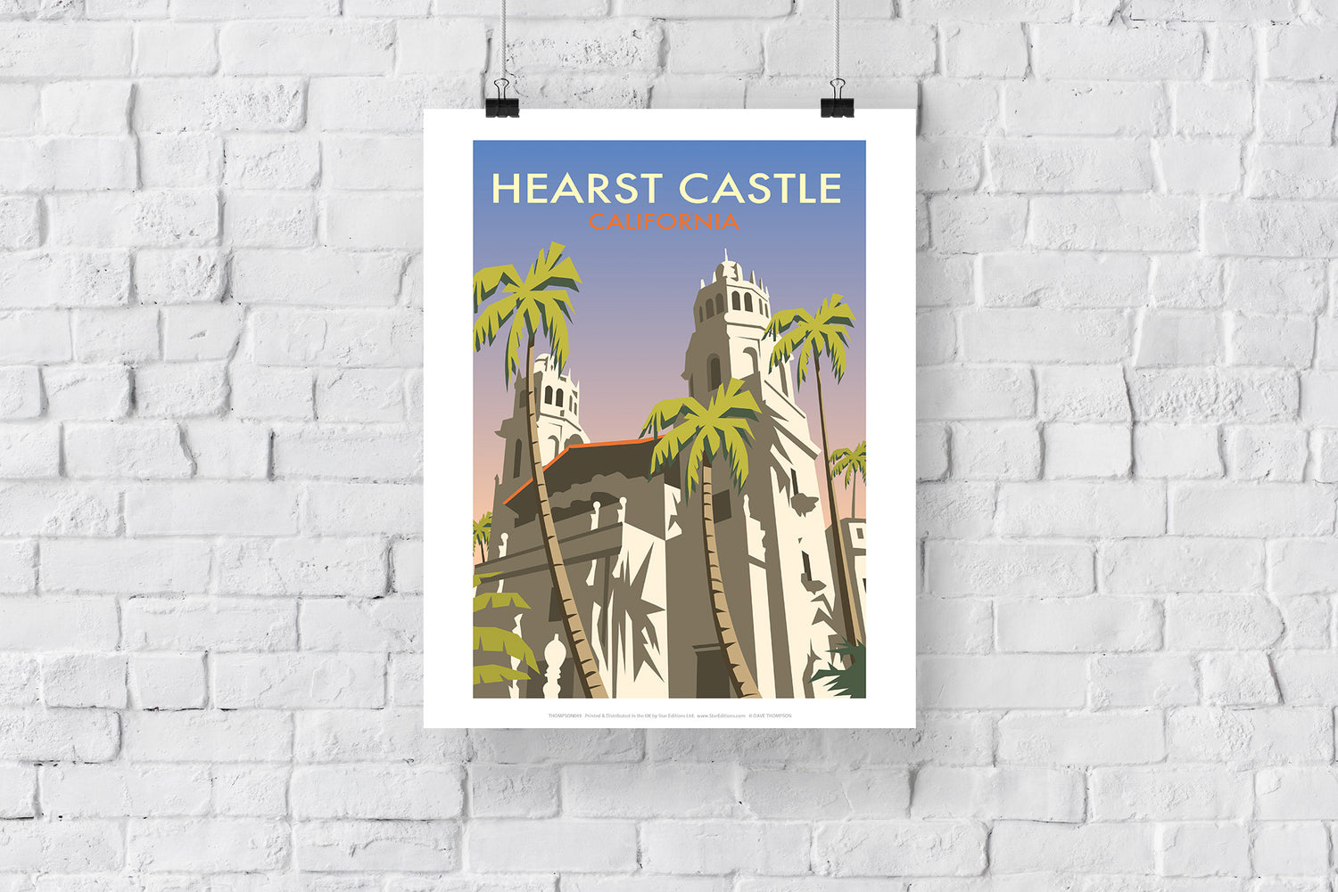 Hearst Castle, California - Art Print