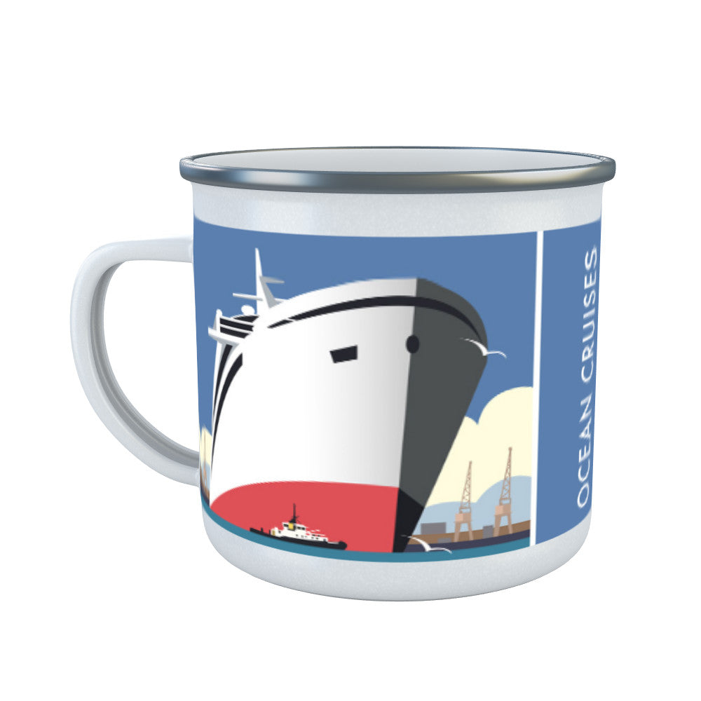 Ocean Cruises Enamel Mug