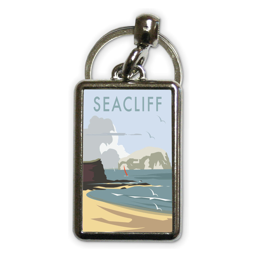 Seacliff, East Lothian Metal Keyring