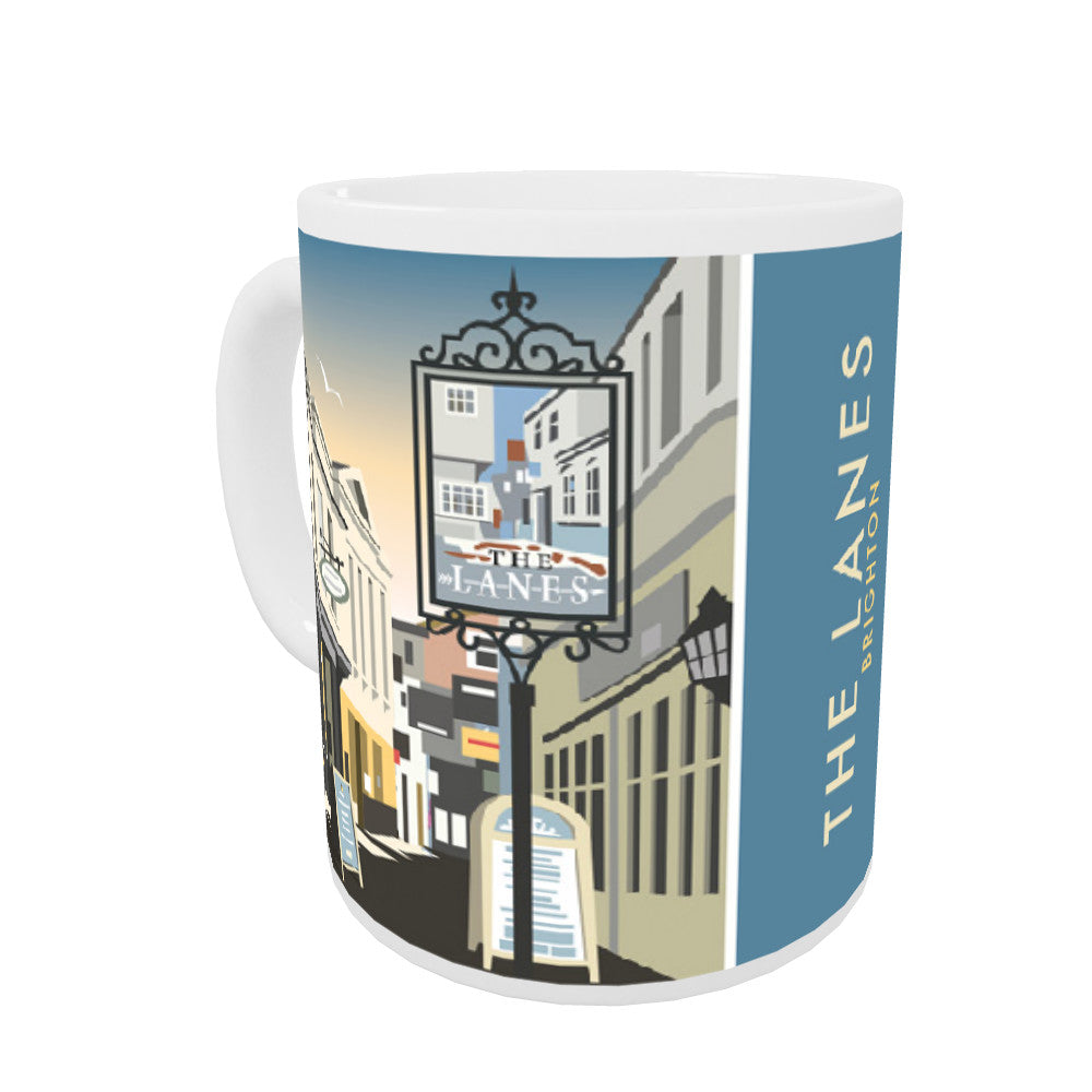 The Lanes, Brighton Coloured Insert Mug