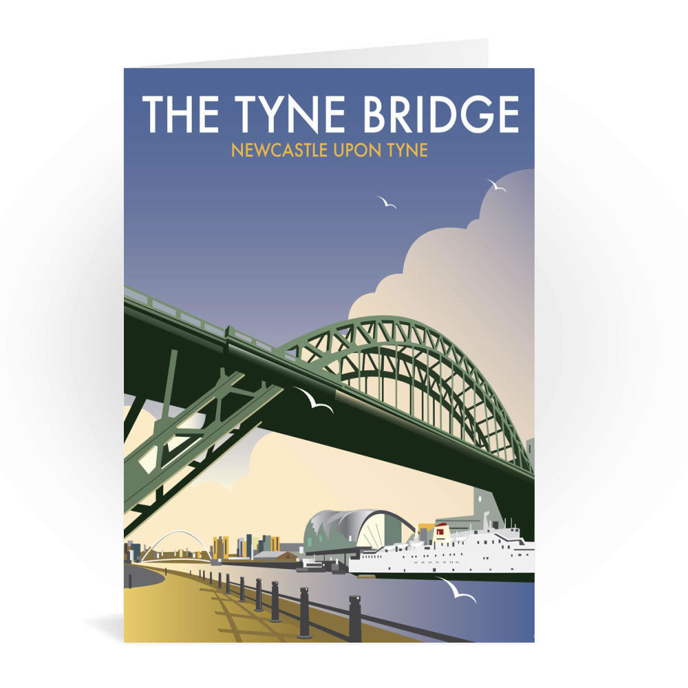 The Tyne Bridge, Newcastle Upon Tyne Greeting Card 7x5