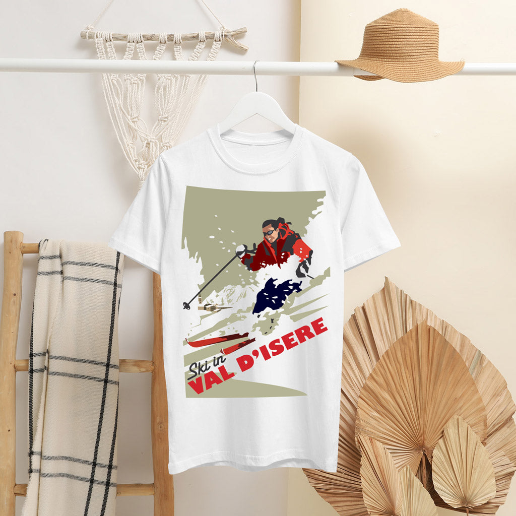 Val D'Isere T-Shirt by Dave Thompson