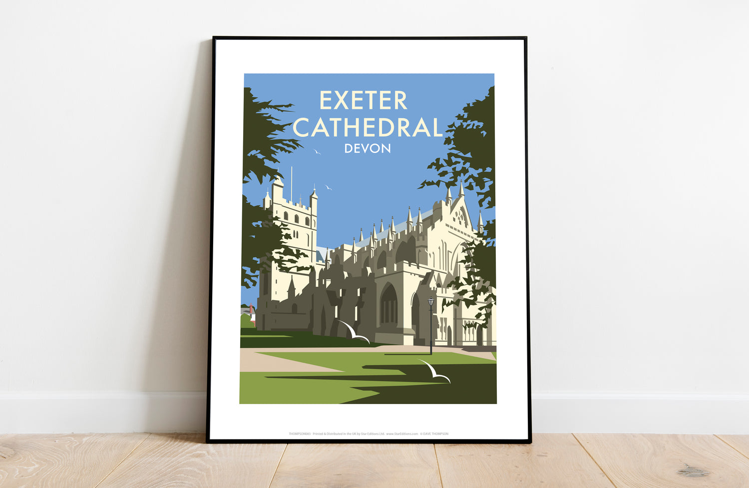 Exeter Cathedral, Devon - Art Print