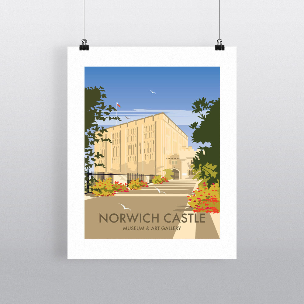 Norwich Castle, Norfolk - Art Print