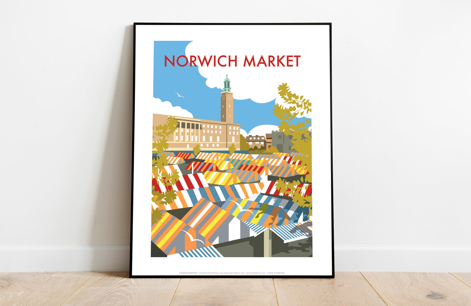 Norwich Market, Norfolk - Art Print