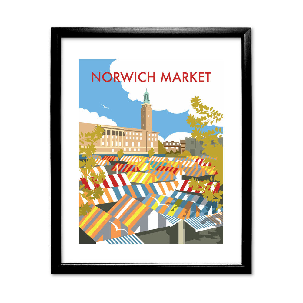 Norwich Market, Norfolk - Art Print