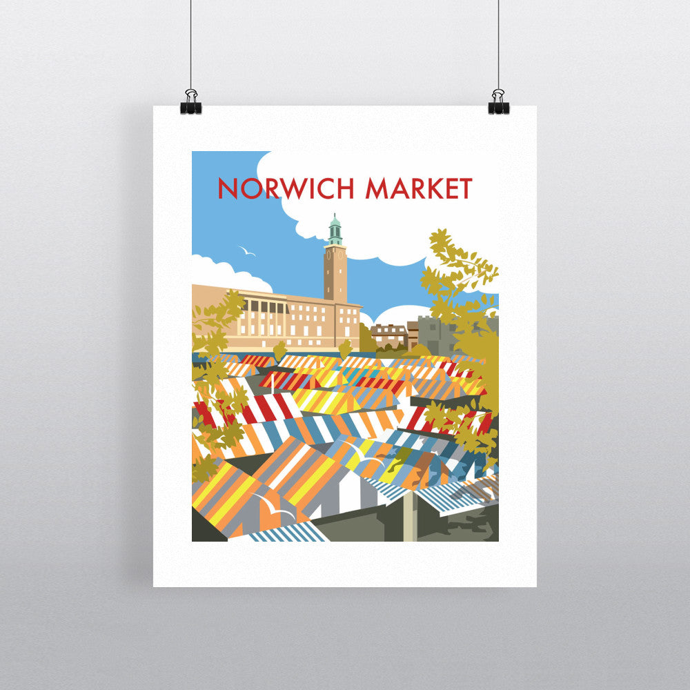 Norwich Market, Norfolk - Art Print