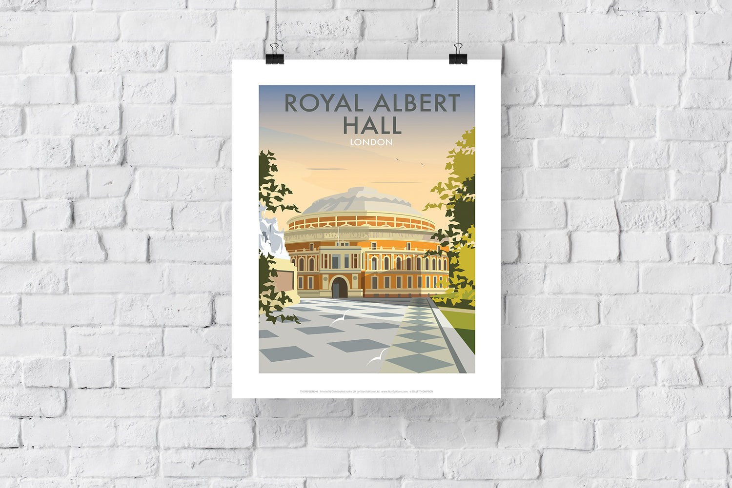 The Royal Albert Hall, London - Art Print