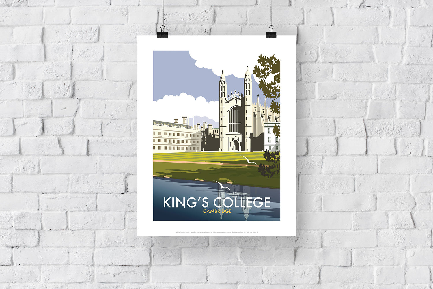 King's College, Cambridge - Art Print