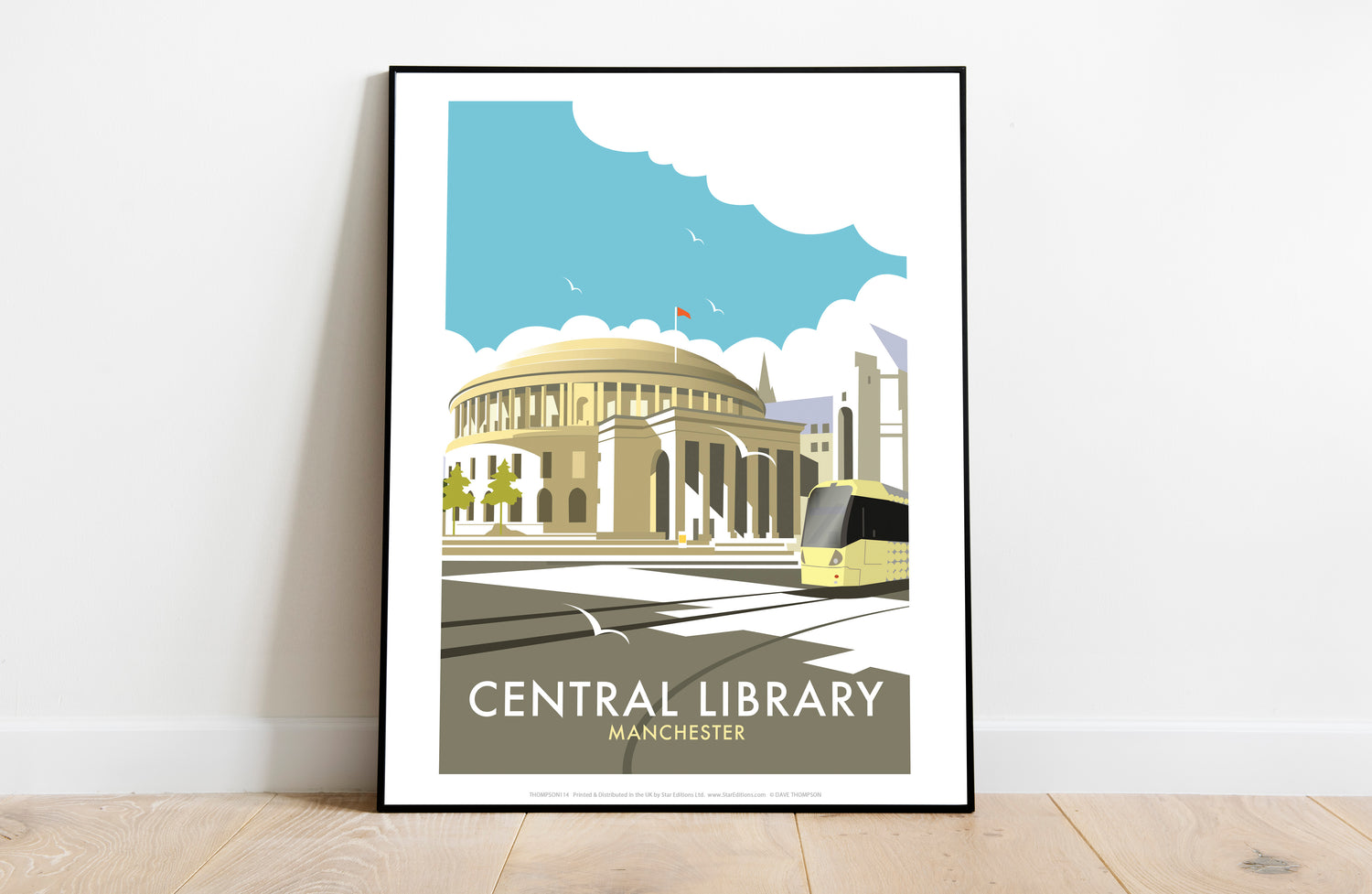 Manchester Central Library, - Art Print