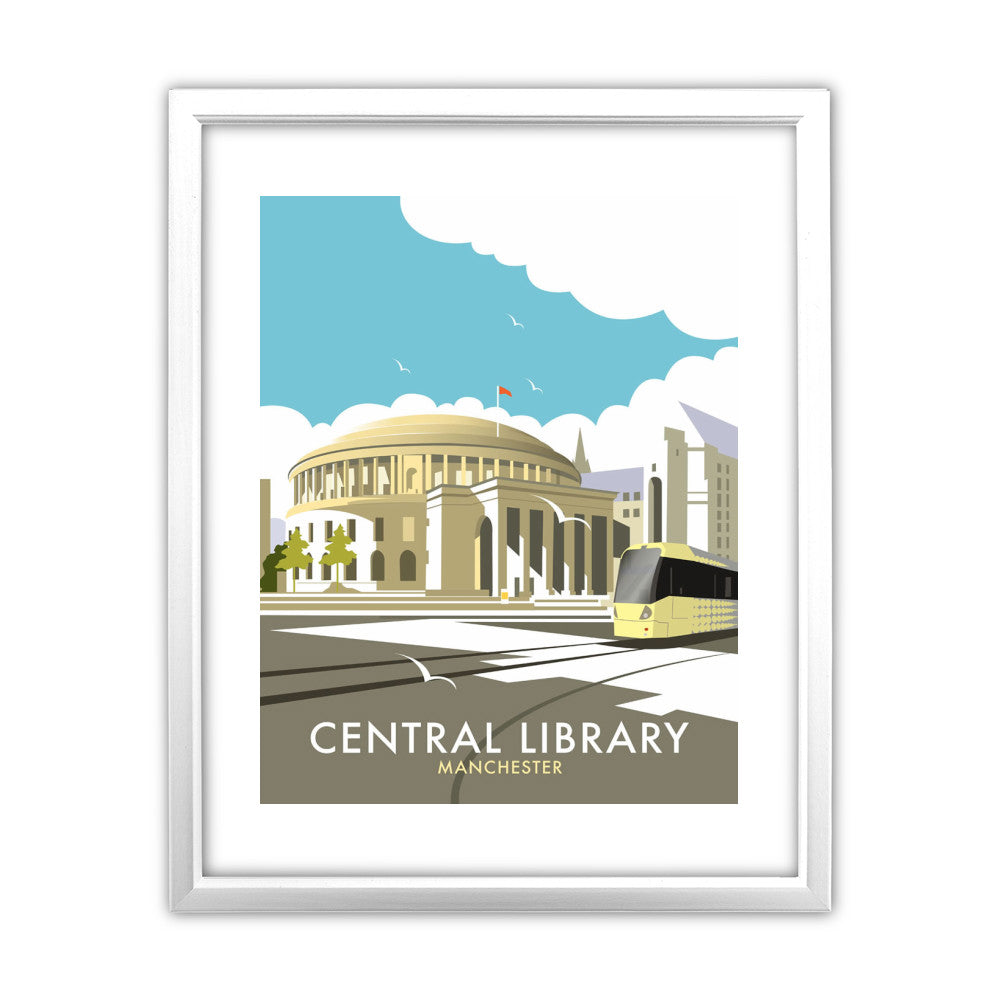 Manchester Central Library, - Art Print