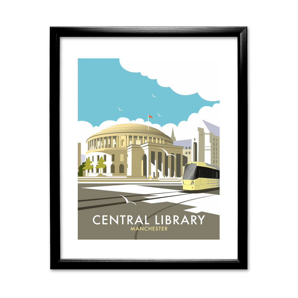 Manchester Central Library, - Art Print