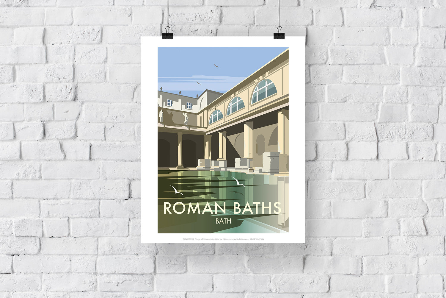 Roman Baths, Bath - Art Print