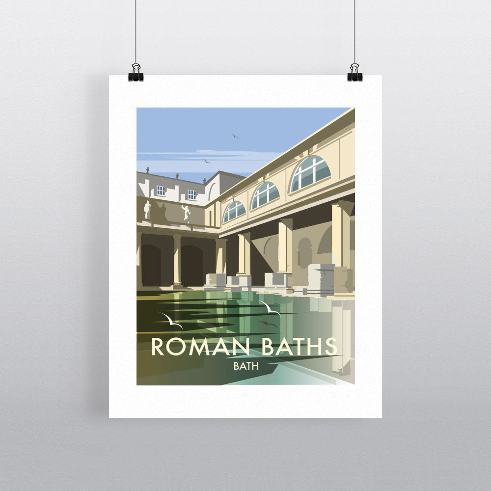 Roman Baths, Bath - Art Print