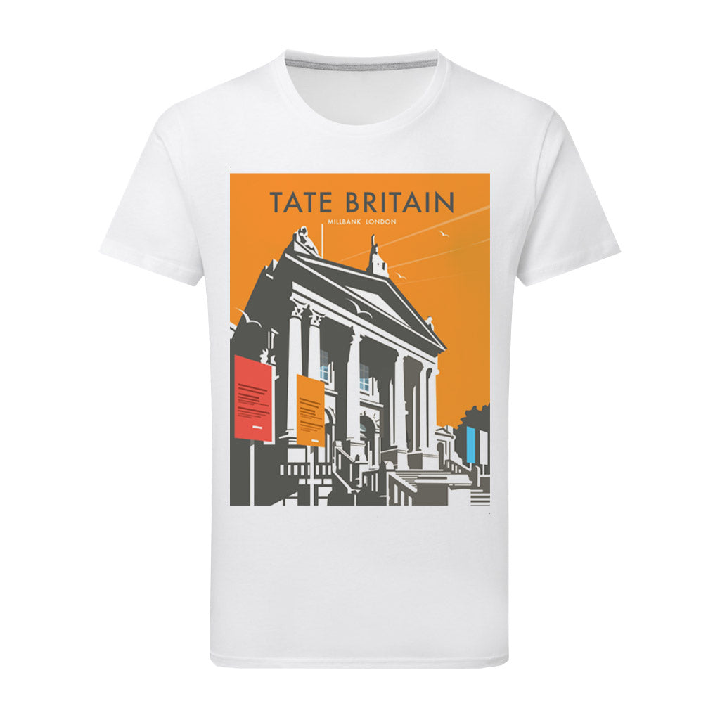 Tate Britain, Orange T-Shirt by Dave Thompson