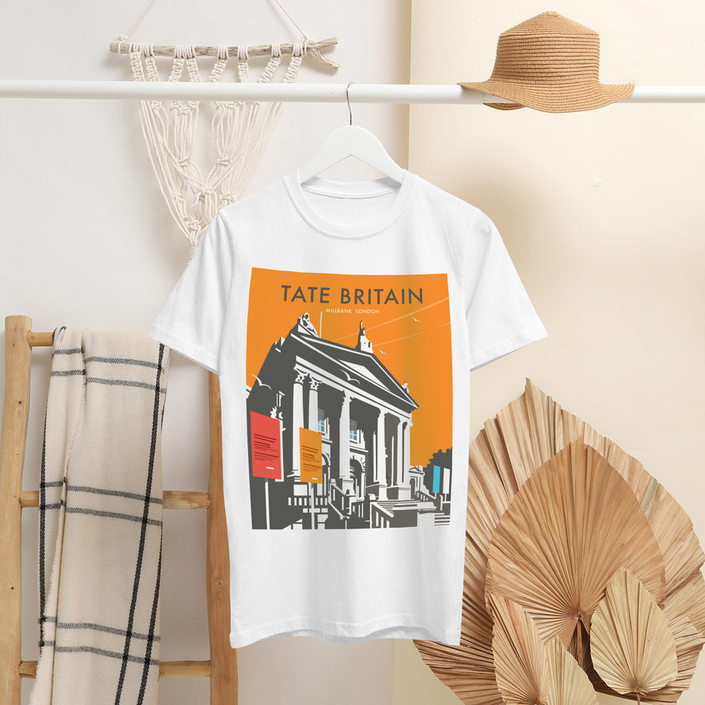 Tate Britain, Orange T-Shirt by Dave Thompson