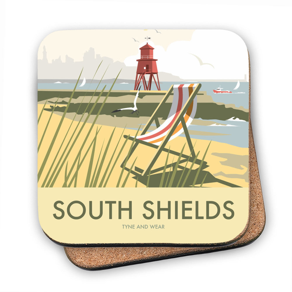 South Shields MDF Coaster