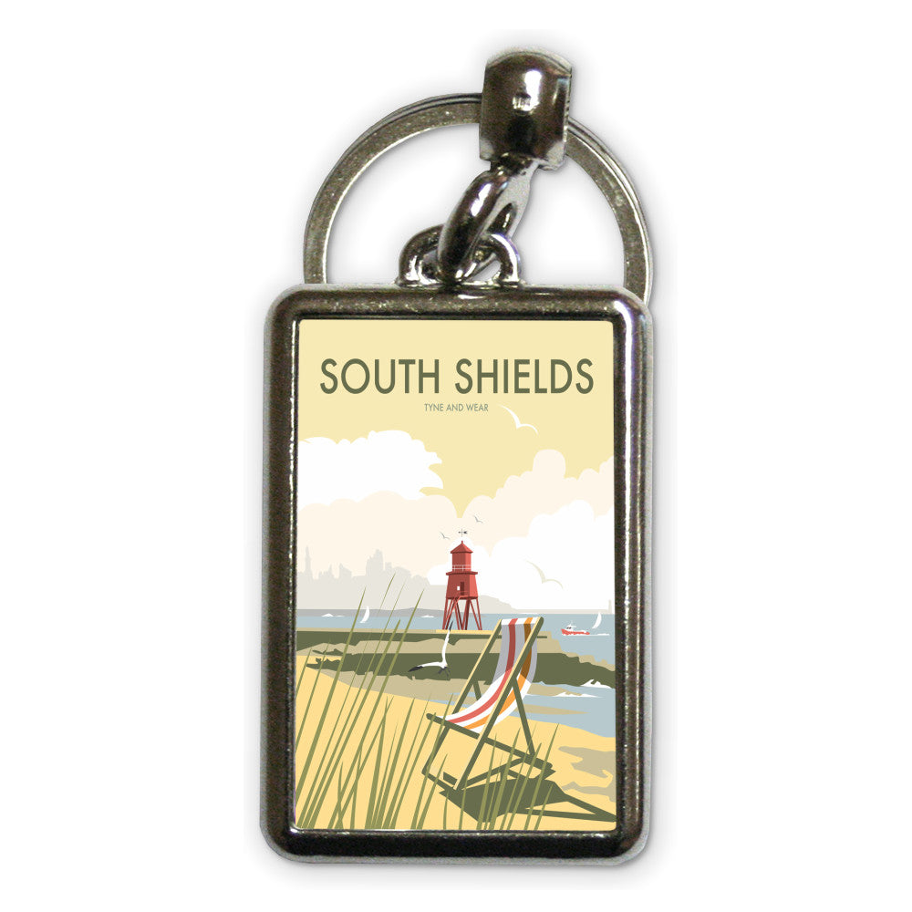 South Shields Metal Keyring