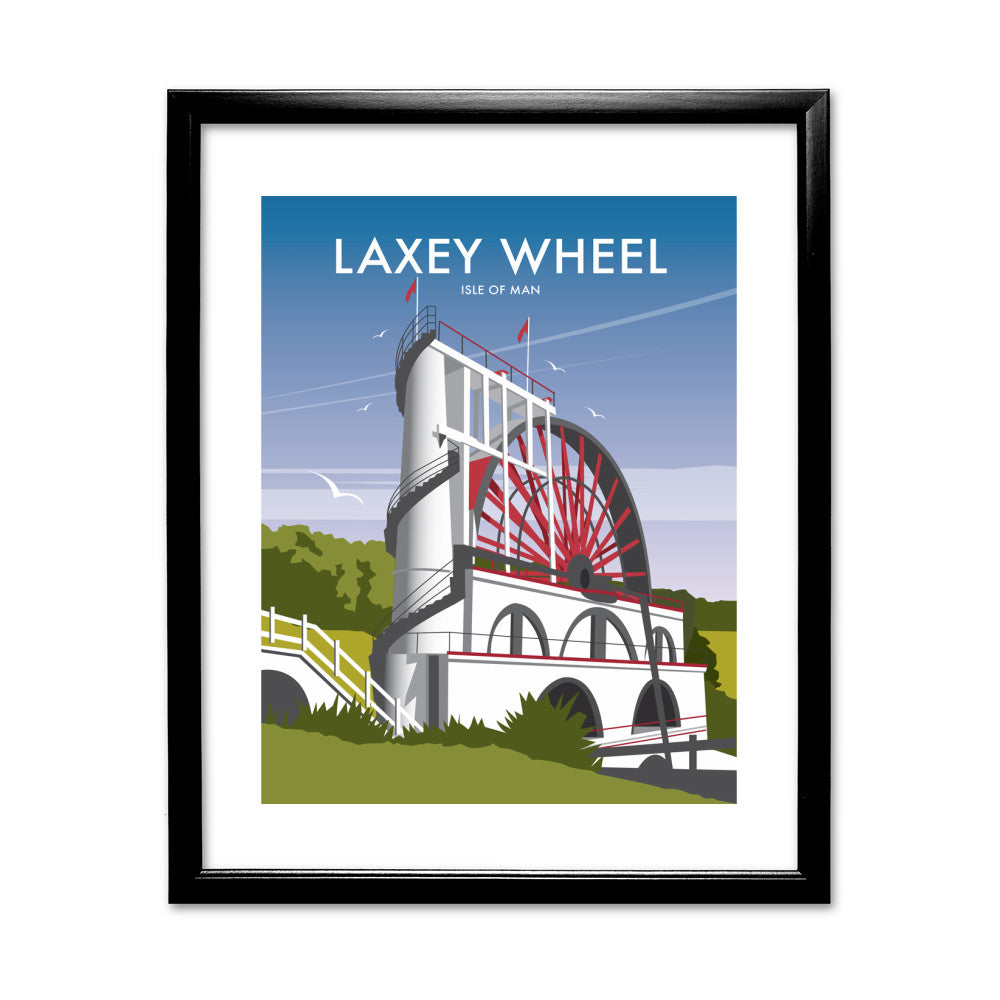 Laxey Wheel, Isle of Man - Art Print