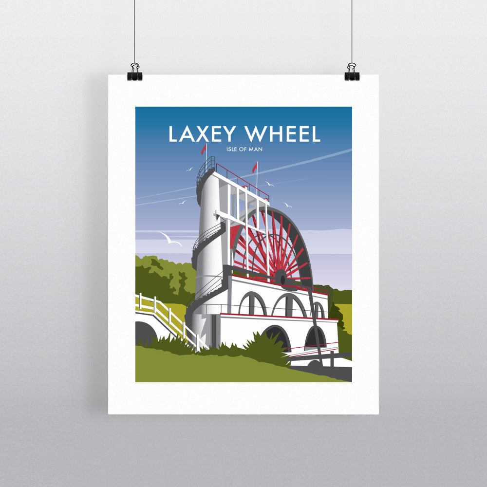 Laxey Wheel, Isle of Man - Art Print