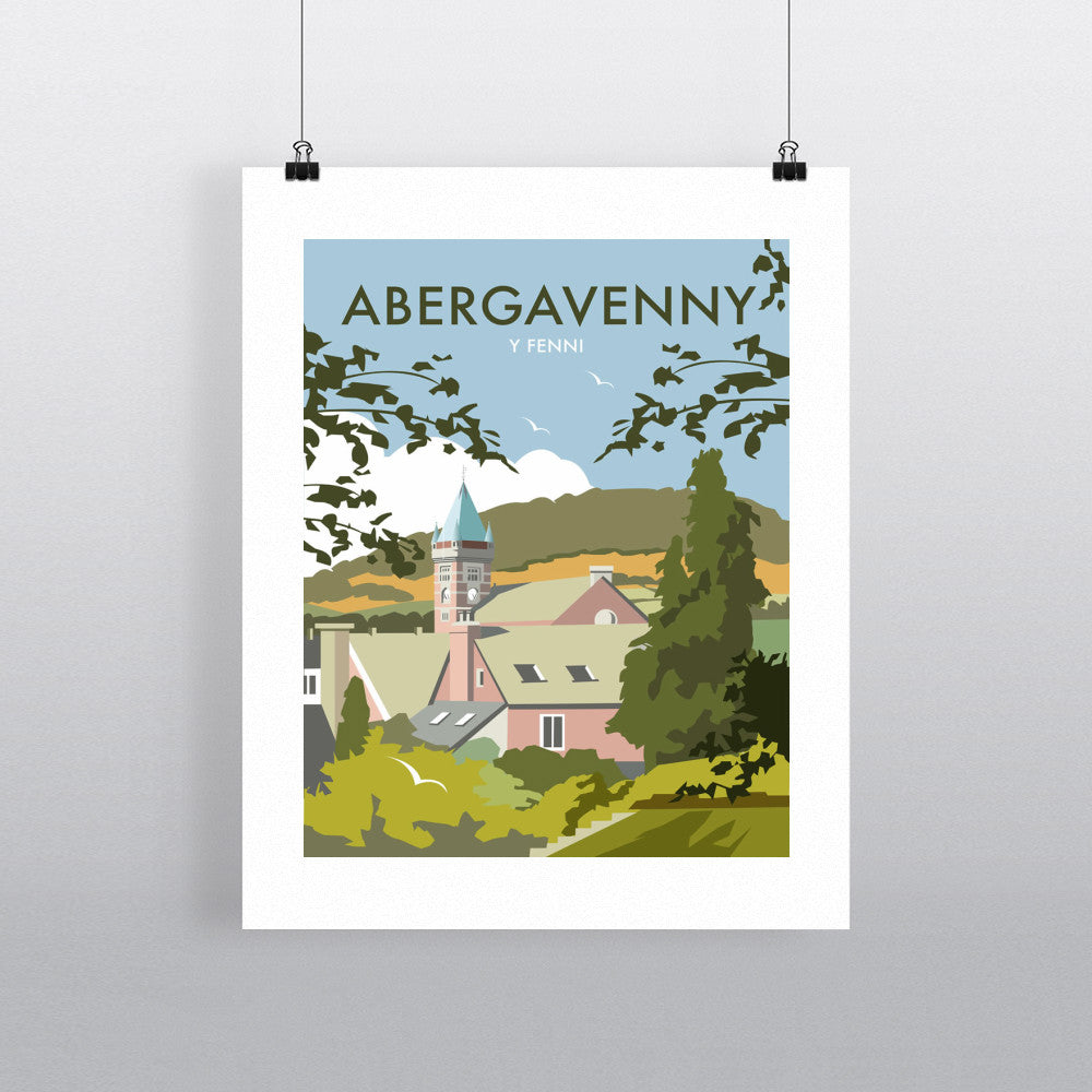 Abergavenny, South Wales - Art Print