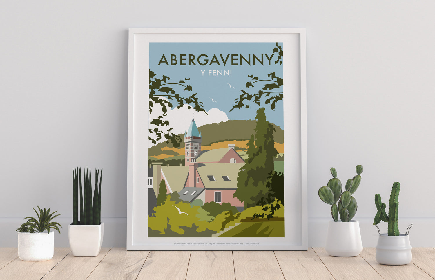 Abergavenny, South Wales - Art Print