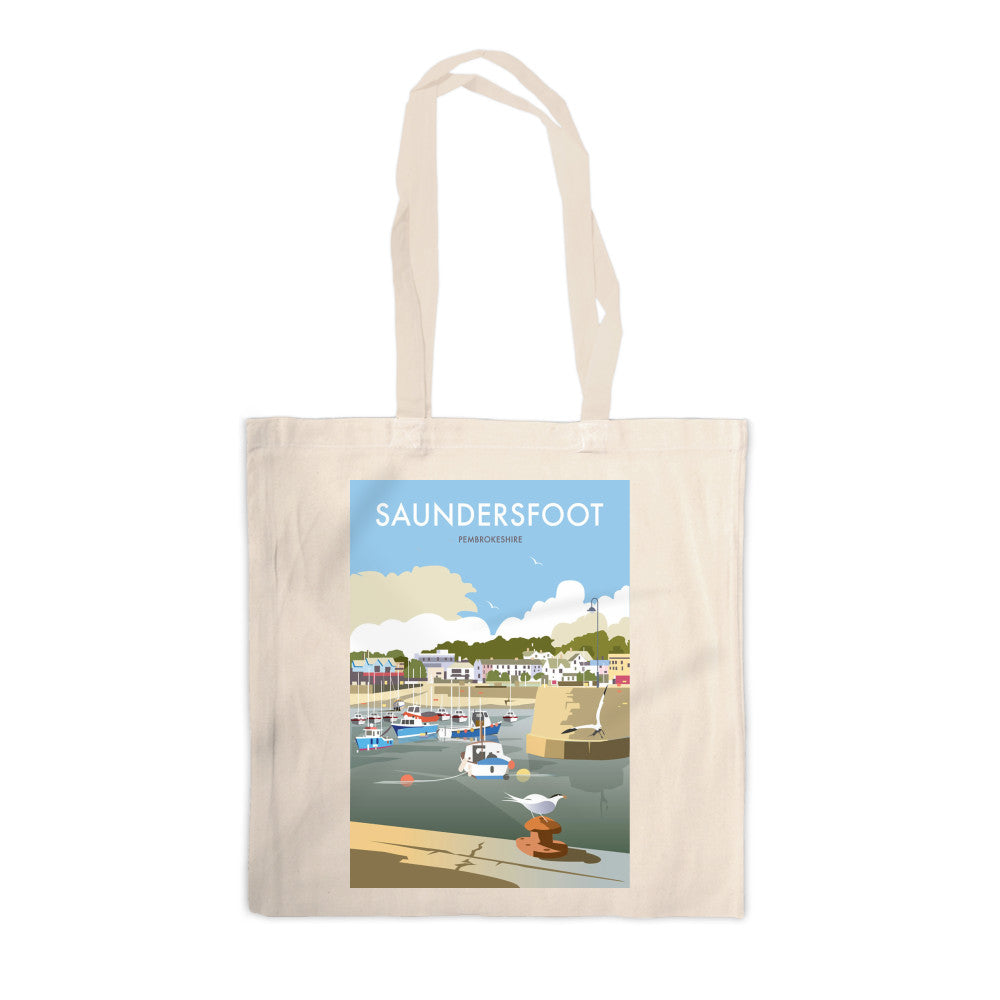 Saundersfoot, South Wales Canvas Tote Bag