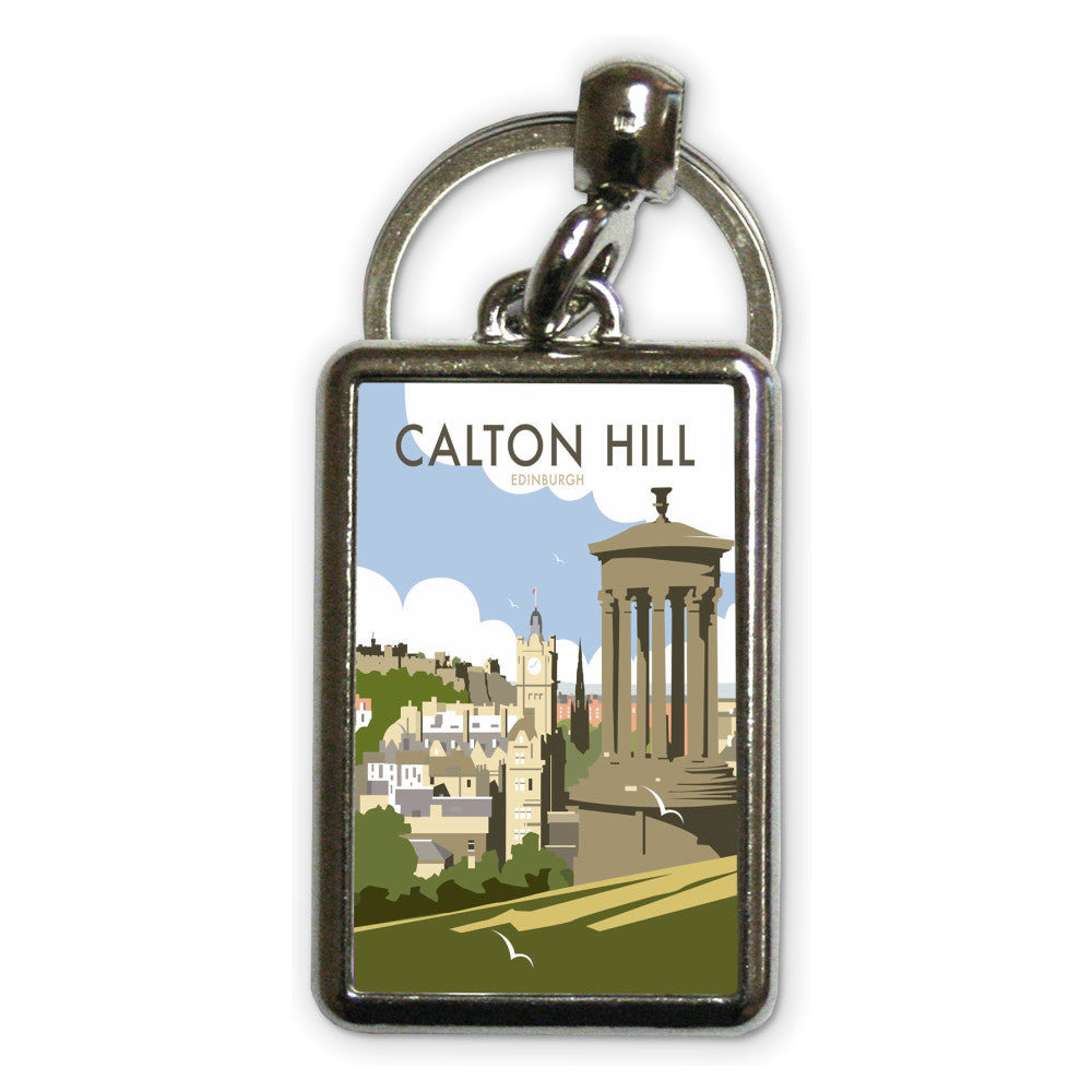 Calton Hill, Edinburgh Metal Keyring