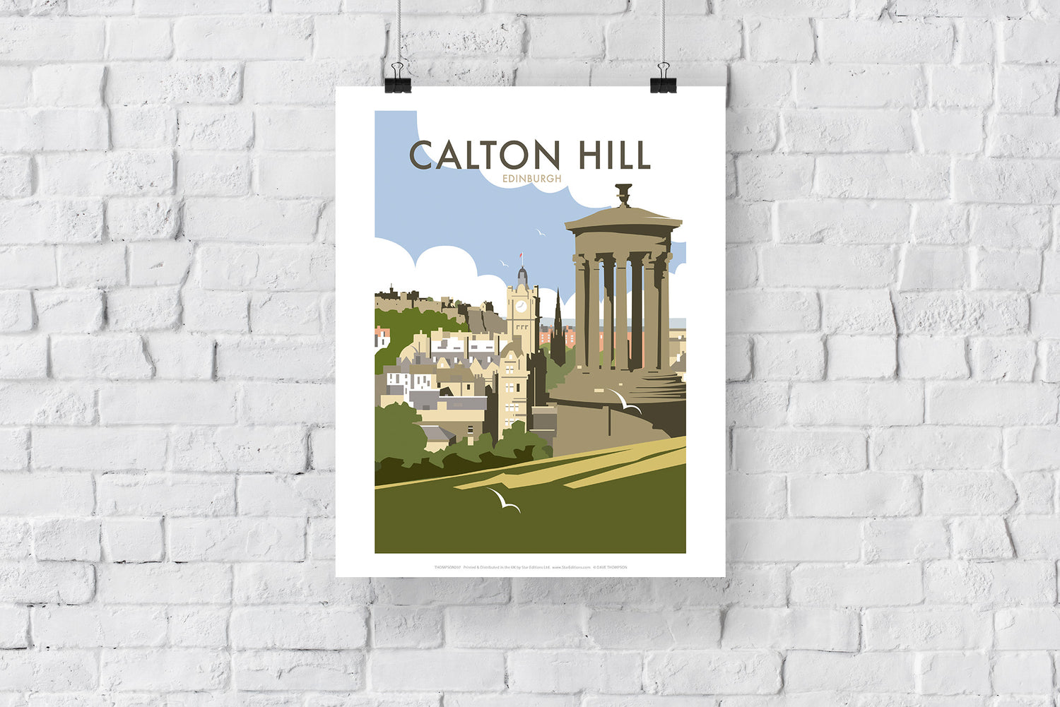 Calton Hill, Edinburgh - Art Print