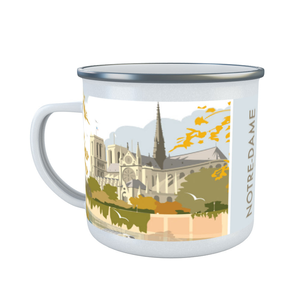 Notre-Dame, Paris Enamel Mug