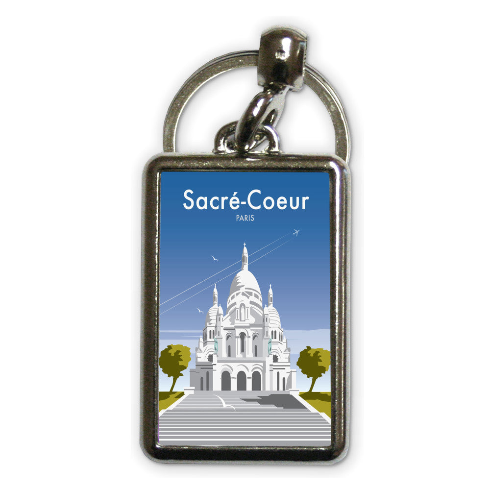 Sacre-Cour, Paris Metal Keyring