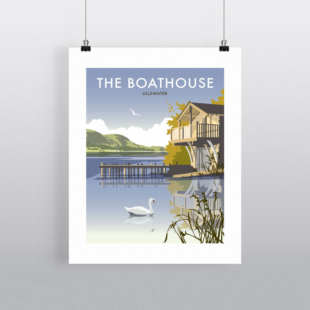 The Boathouse, Ullswater - Art Print