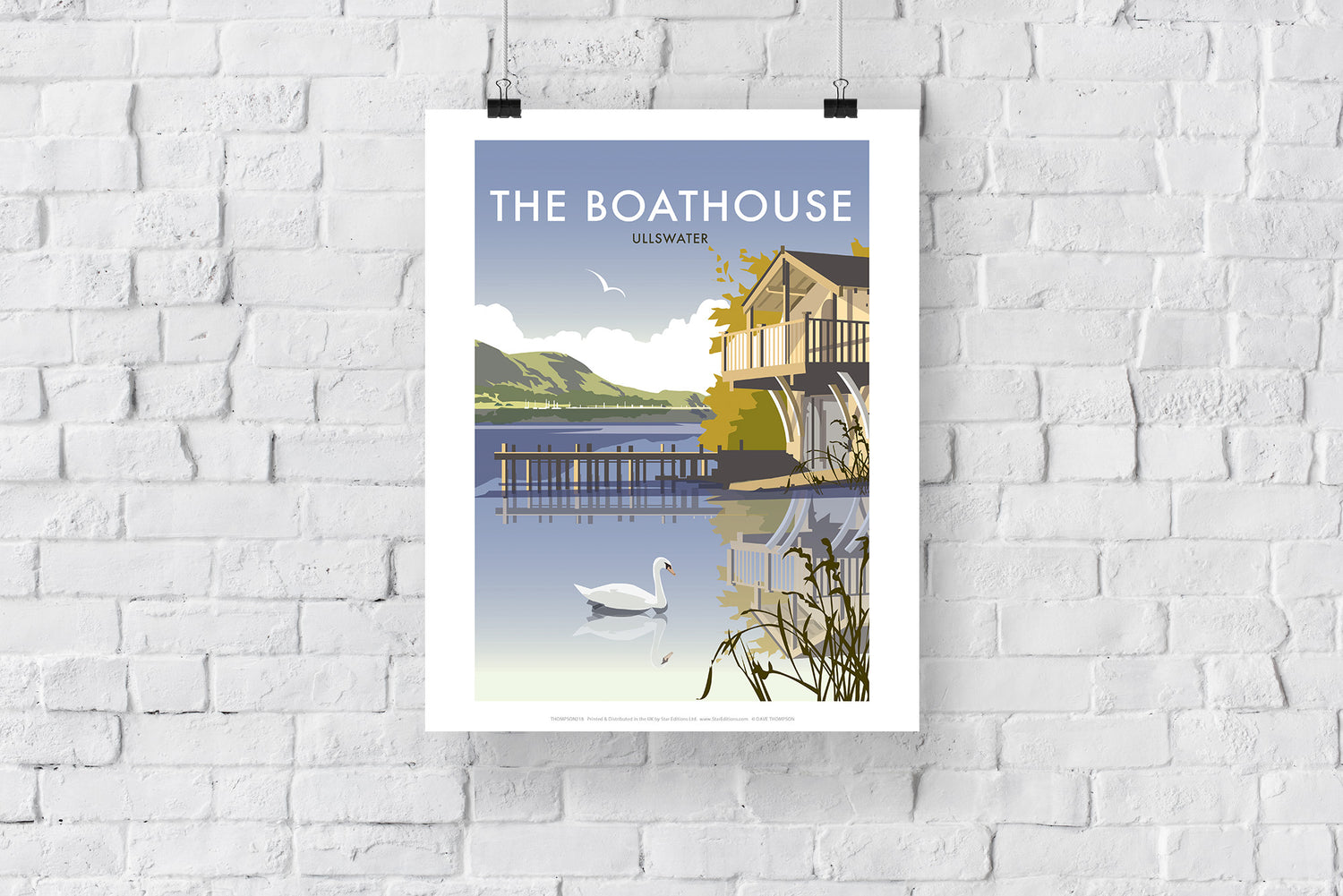 The Boathouse, Ullswater - Art Print