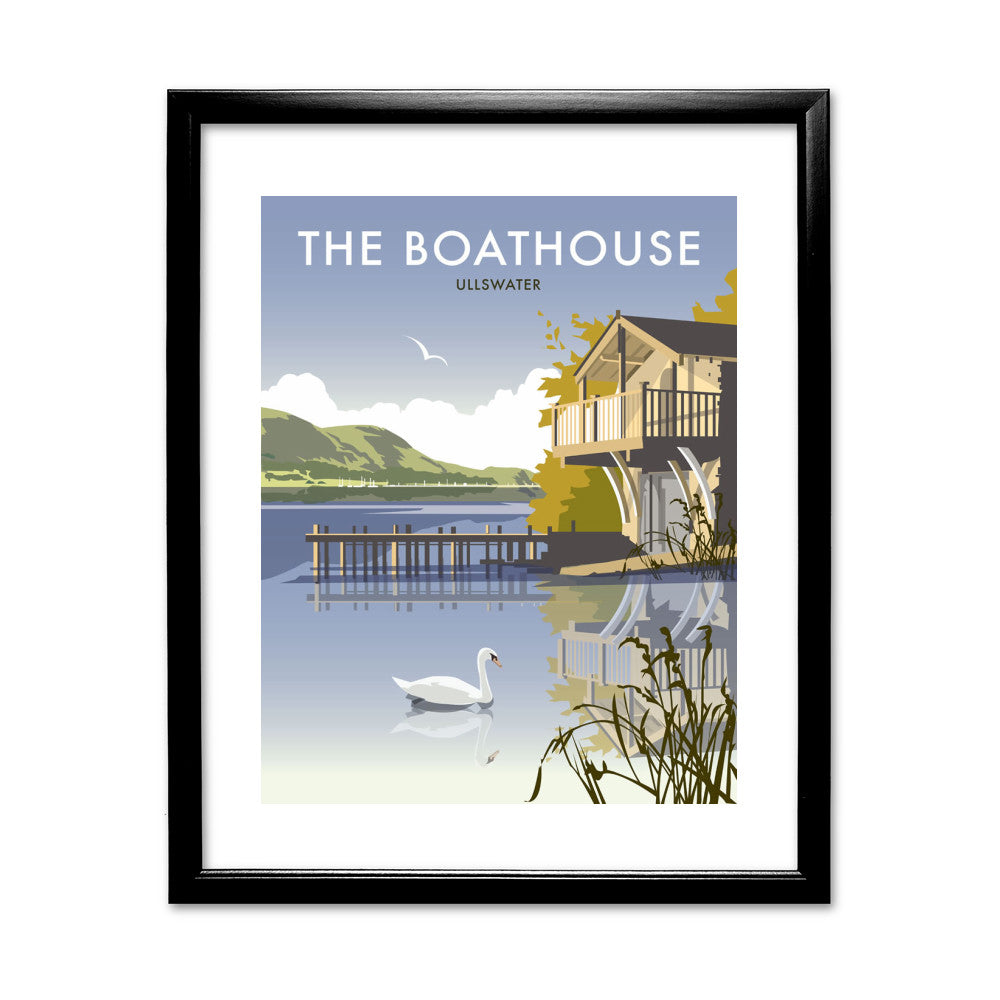 The Boathouse, Ullswater - Art Print