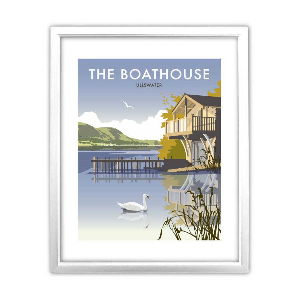 The Boathouse, Ullswater - Art Print