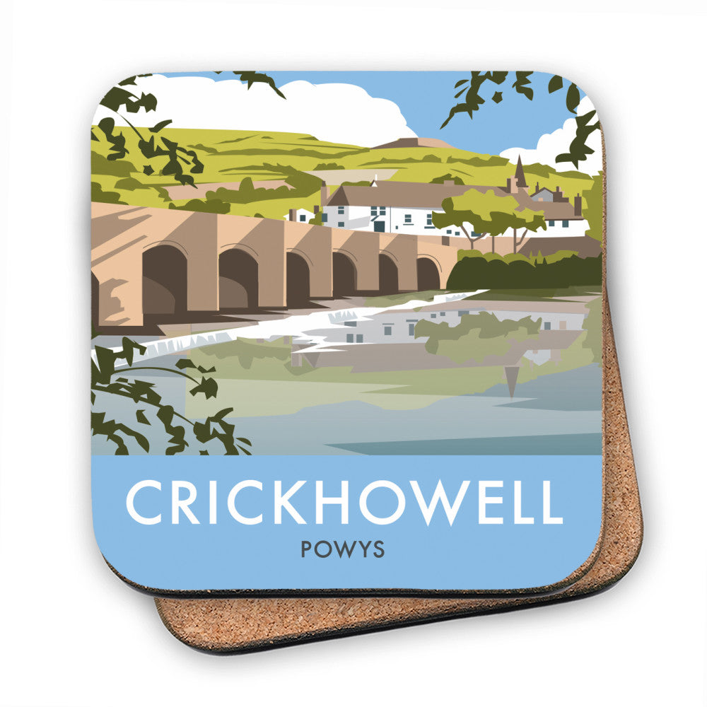 Crickhowell, South Wales MDF Coaster