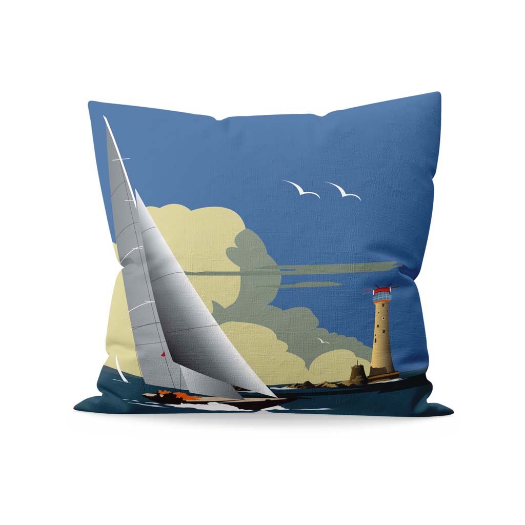 Boat & Lighthouse Cushion