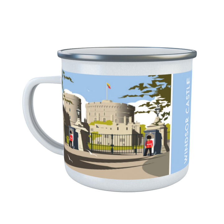 Windsor Castle Enamel Mug