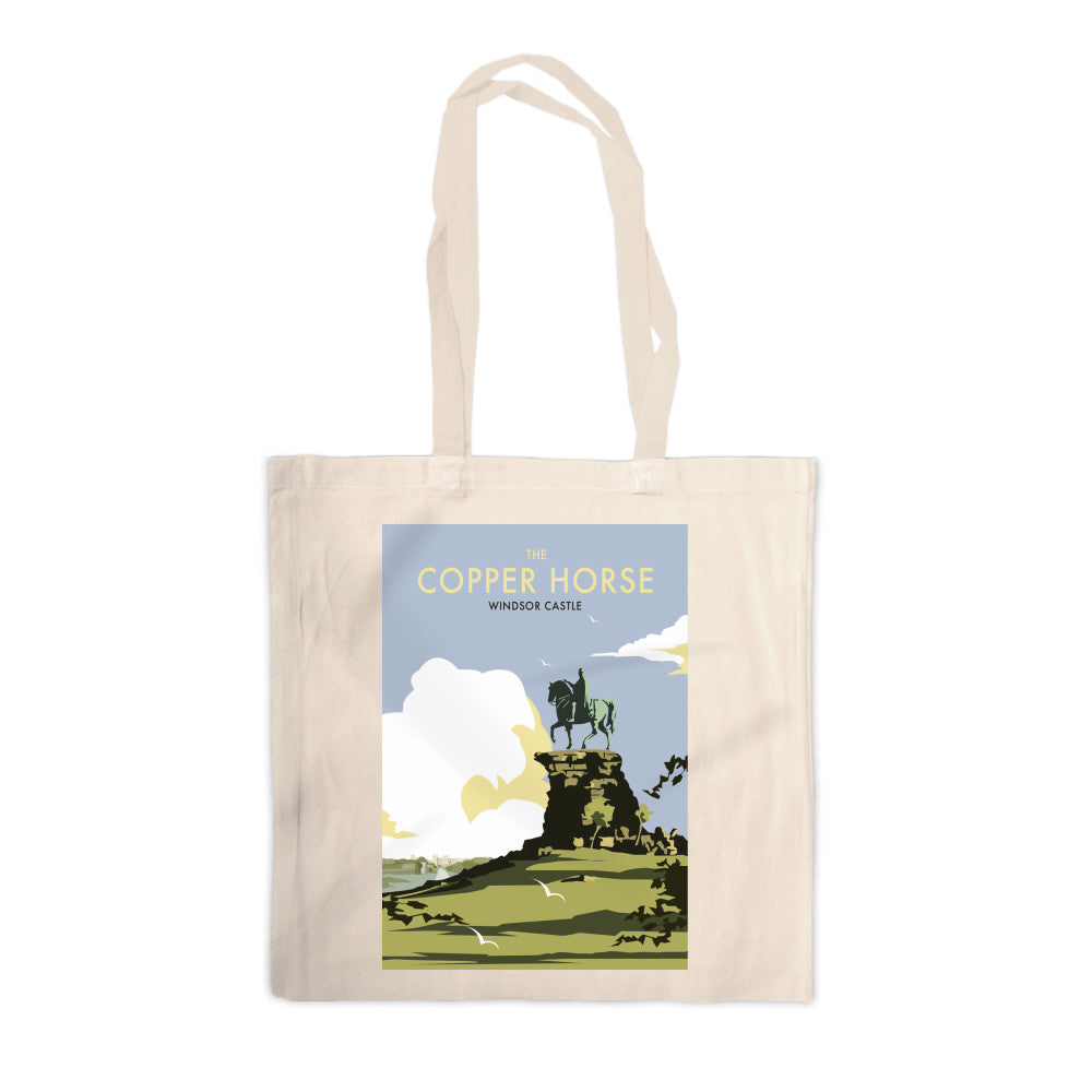 The Copper Horse, Windsor Castle Canvas Tote Bag