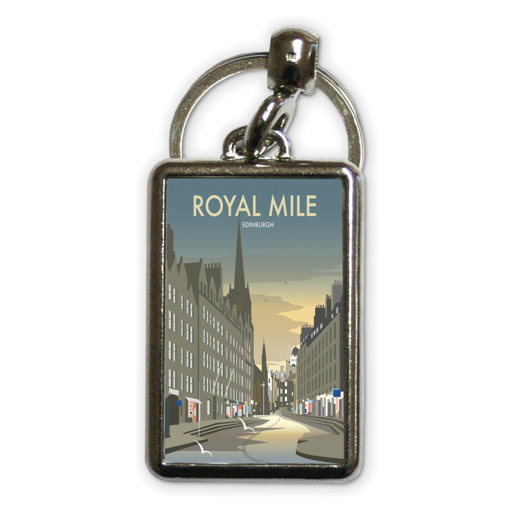 Royal Mile, Edinburgh Metal Keyring