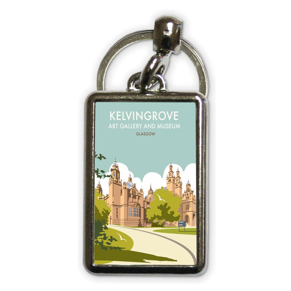 Kelvingrove Art Gallery, Glasgow Metal Keyring