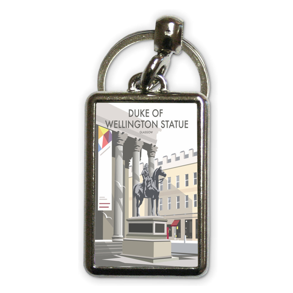 Duke Of Wellington Statue, Glasgow Metal Keyring