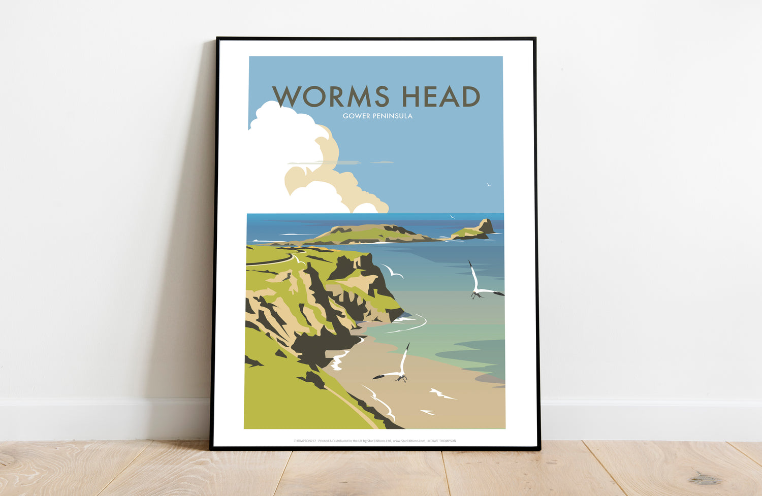 Worms Head, Gower Peninsula - Art Print