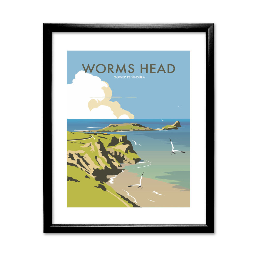 Worms Head, Gower Peninsula - Art Print