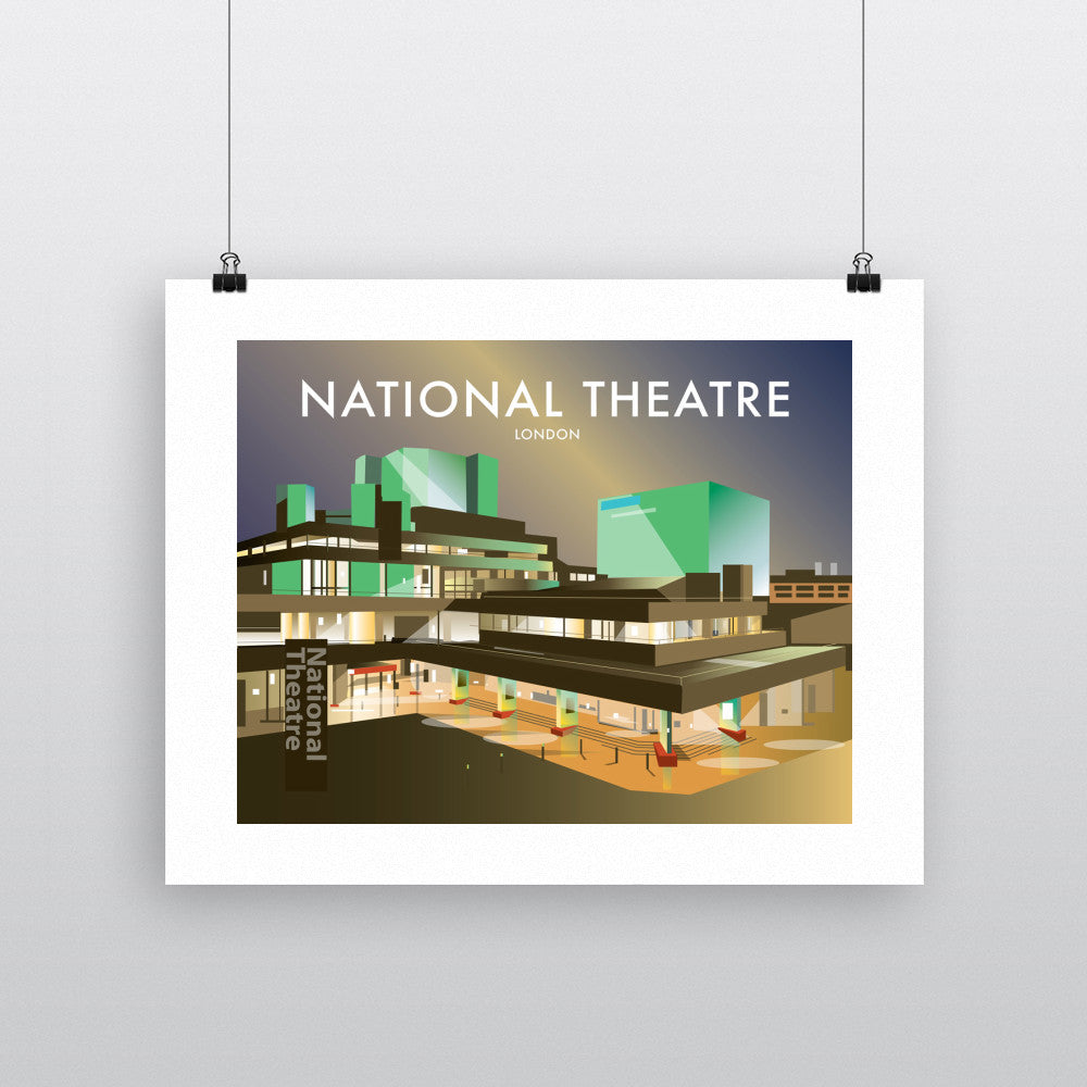 The National Theatre, London - Art Print