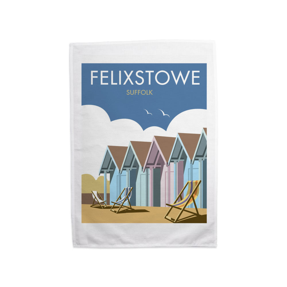 Felixstowe, Suffolk Tea Towel