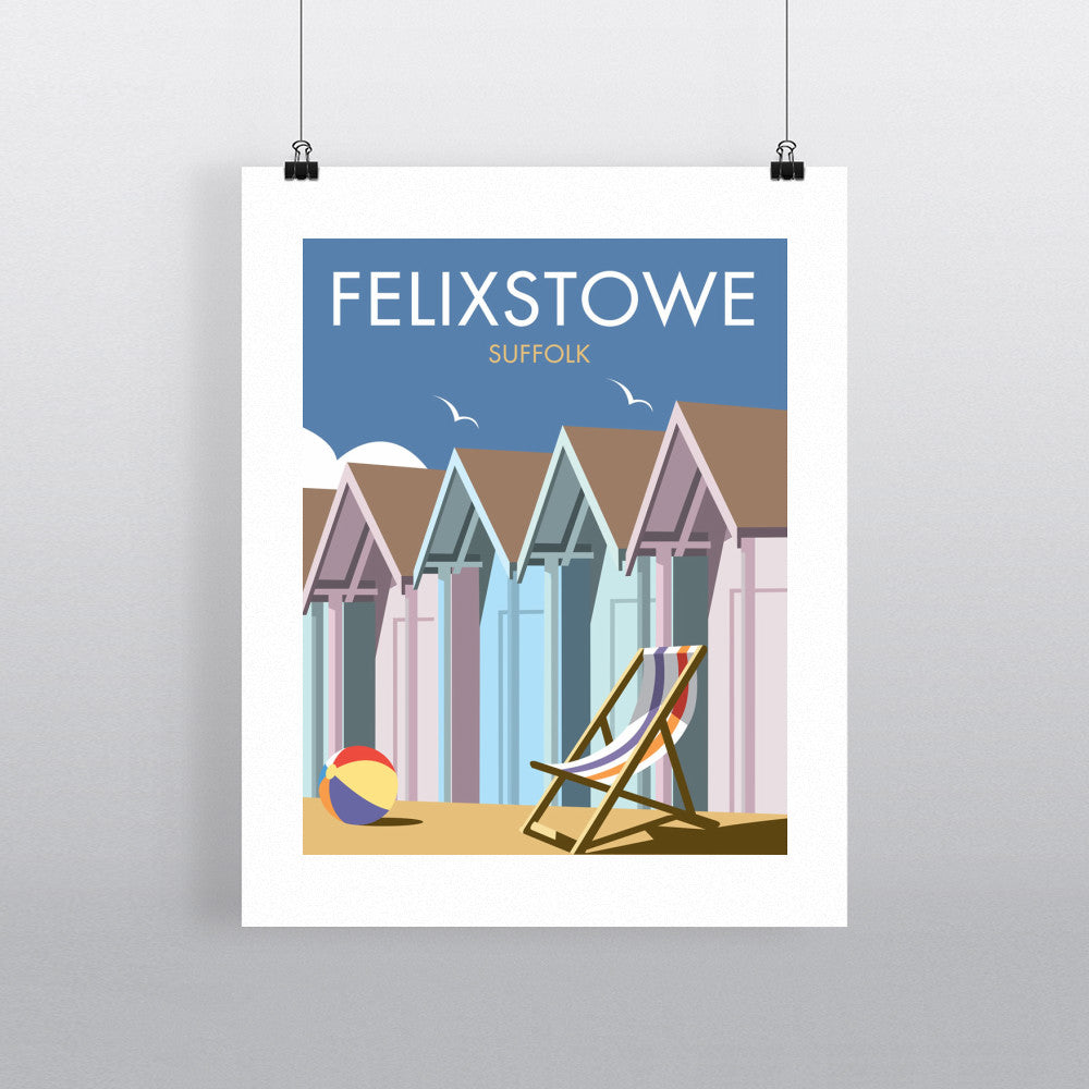 Felixstowe, Suffolk - Art Print