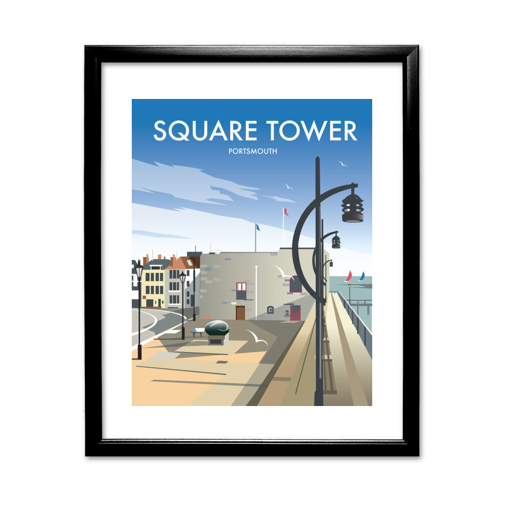 Square Tower, Portsmouth - Art Print